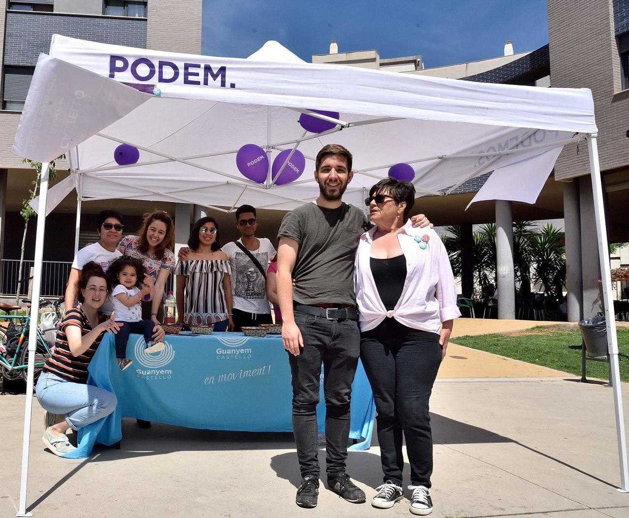 Podem-CsenM-EUPV apelan al electorado a votar masivamente y 