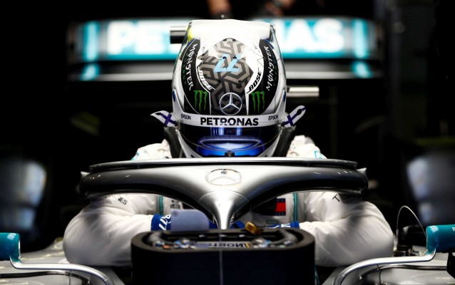 Bottas encabeza otra primera fila de Mercedes en Montmeló

