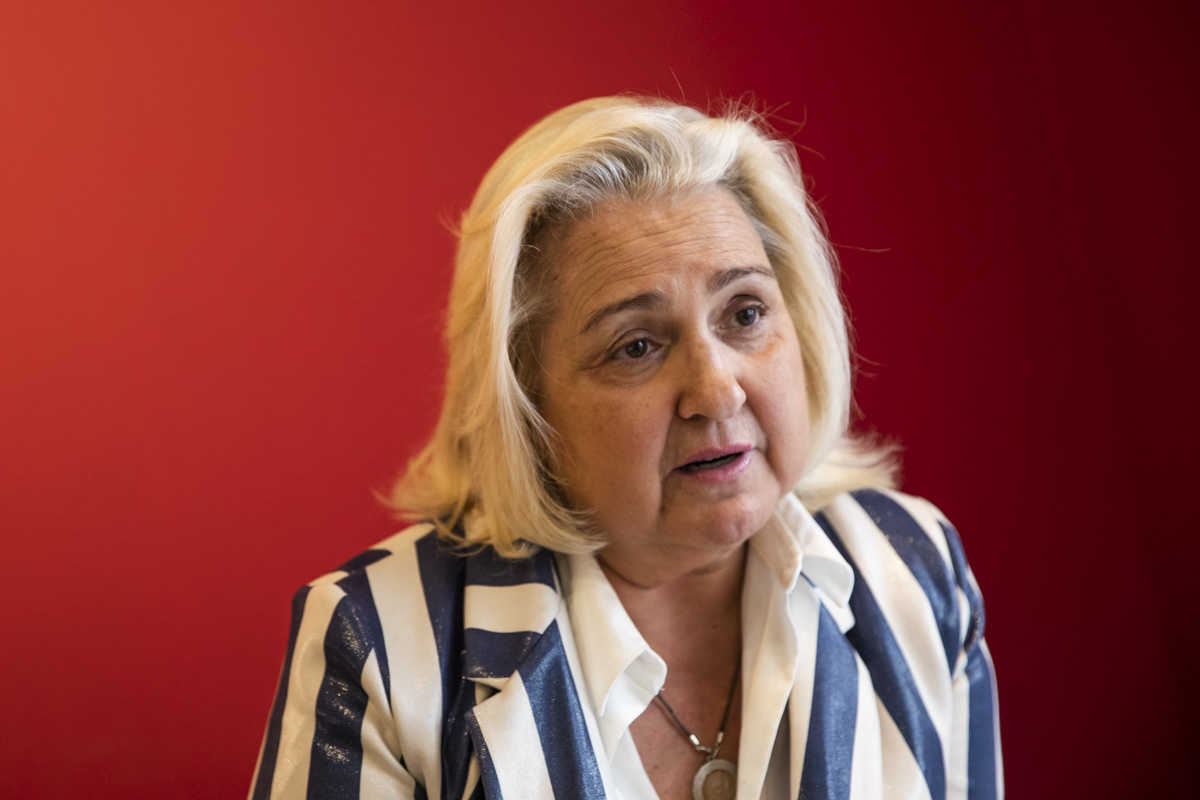 La 'número dos' de la candidatura del PP al Ayuntamiento de València, María José Ferrer San Segundo. Fotos: EVA MÁÑEZ - 