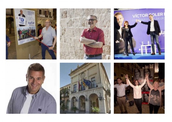 Los candidatos a la Alcaldía de Gandia se disputan los votos en una elecciones abiertas