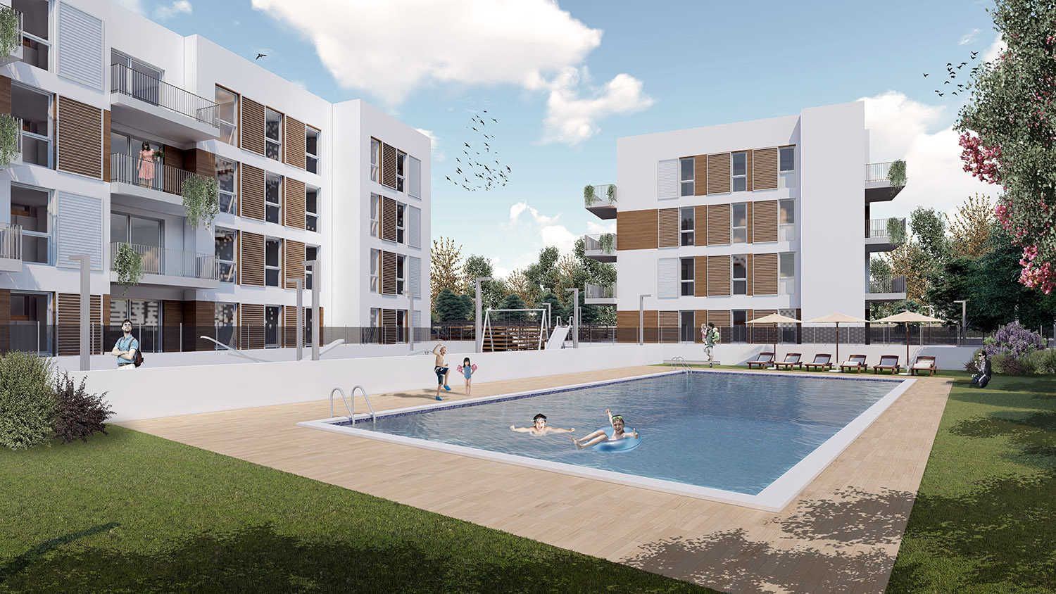 Simetria alzará tres bloques de apartamentos en el solar ubicado junto al Torreón de Benicàssim