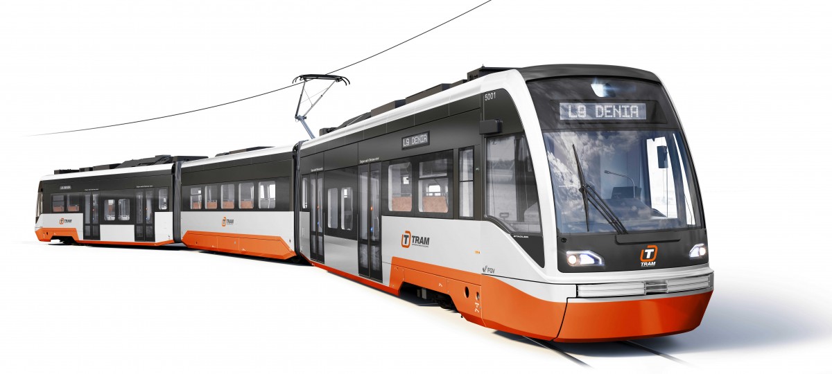 Imagen del proyecto de tren con el que Stadler se adjudicó el contrato - 