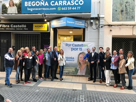 Begoña Carrasco (PP) apela al voto moderado con más de 220 propuestas vecinales para Castelló
