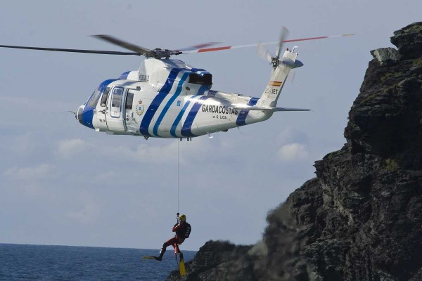 Huelga en los helicópteros de emergencias de Babcock por la rebaja de sueldos