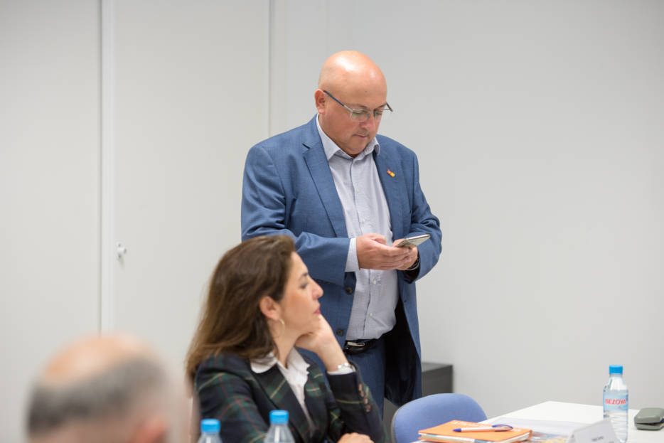 Pablo Serna, director general de TM Grupo Inmobiliario, en un foro de Alicante Plaza. Foto: RAFA MOLINA - 