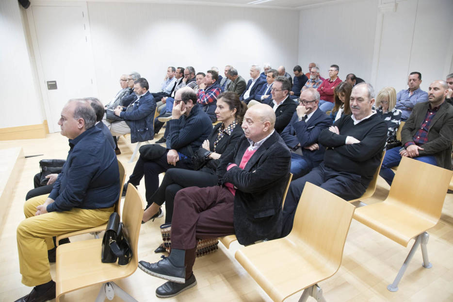 Momento de la primera sesión del juicio de Brugal. Foto: AP  - 