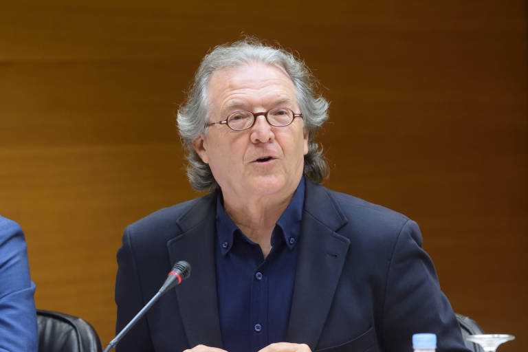 Joan Romero, en les Corts Valencianes. Foto: INMA CABALLER - 