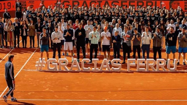 Federer, Thiem, Del Potro y Nishikori ensalzan la figura de David Ferrer