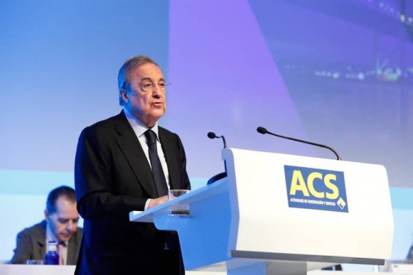 Florentino Pérez seguirá como presidente de ACS al menos cuatro años más