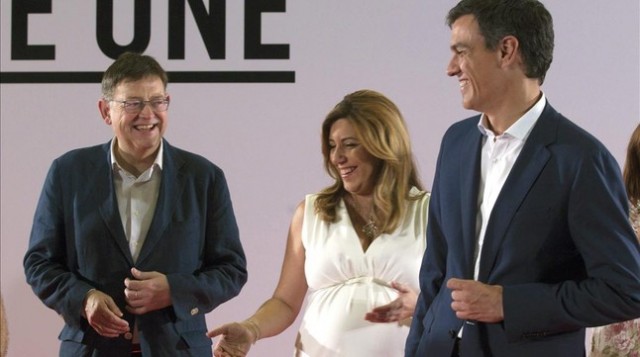 Puig refuerza su alianza con Susana Díaz para dejar a Sánchez en el alambre