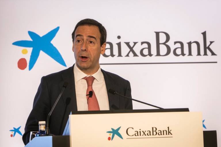 Gonzalo Gortázar sobre la marcha bajista de las acciones de CaixaBank: 