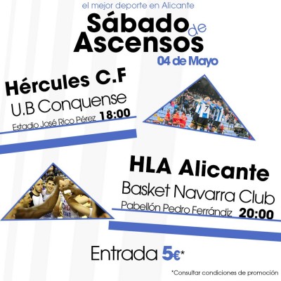 Hércules y Lucentum lanzan una promoción de entradas conjunta para sus abonados