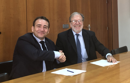 Manuel Illueca (i.) y Antonio Carbonell - 