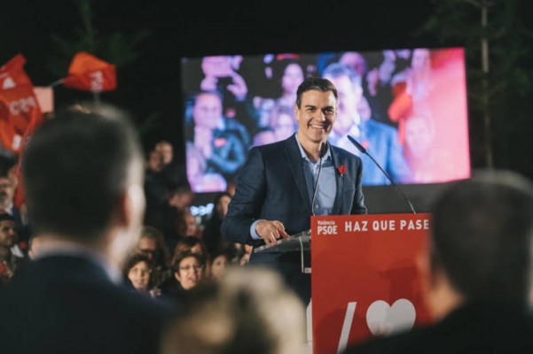 Con el 90,56% escrutado, el PSOE es la fuerza más votada en las elecciones generales 