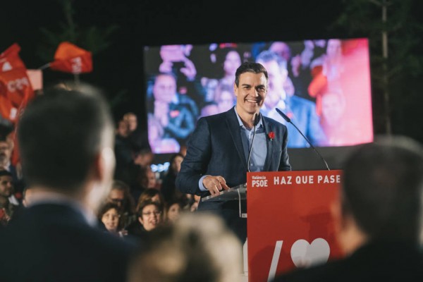 Con el 81% escrutado, el PSOE es la fuerza más votada en las elecciones generales 