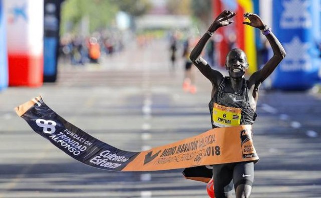 Kiptum, récord mundial en Valencia, suspendido por pasaporte biológico