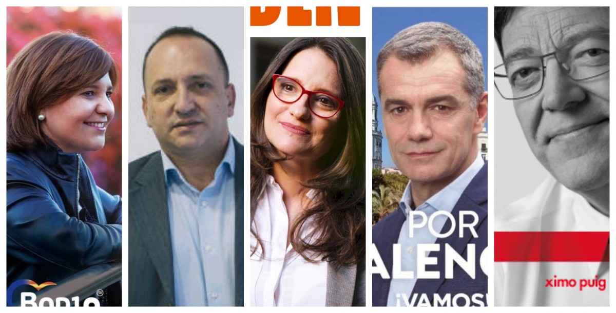 Collage carteles electorales. Foto: VP - 
