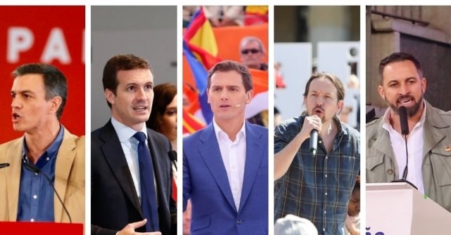 Madrid y València, escenarios del cierre de campaña este viernes de los principales partidos