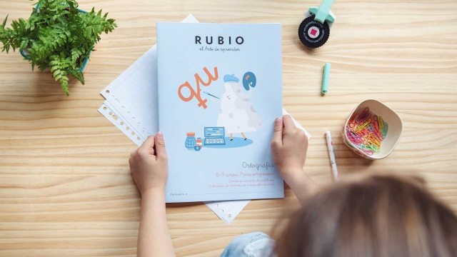 Llega la colección más recomendada de Rubio y que aún no existía, sus cuadernos de Ortografía