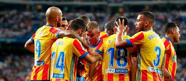 El Valencia encadena seis visitas marcando en el Bernabéu
