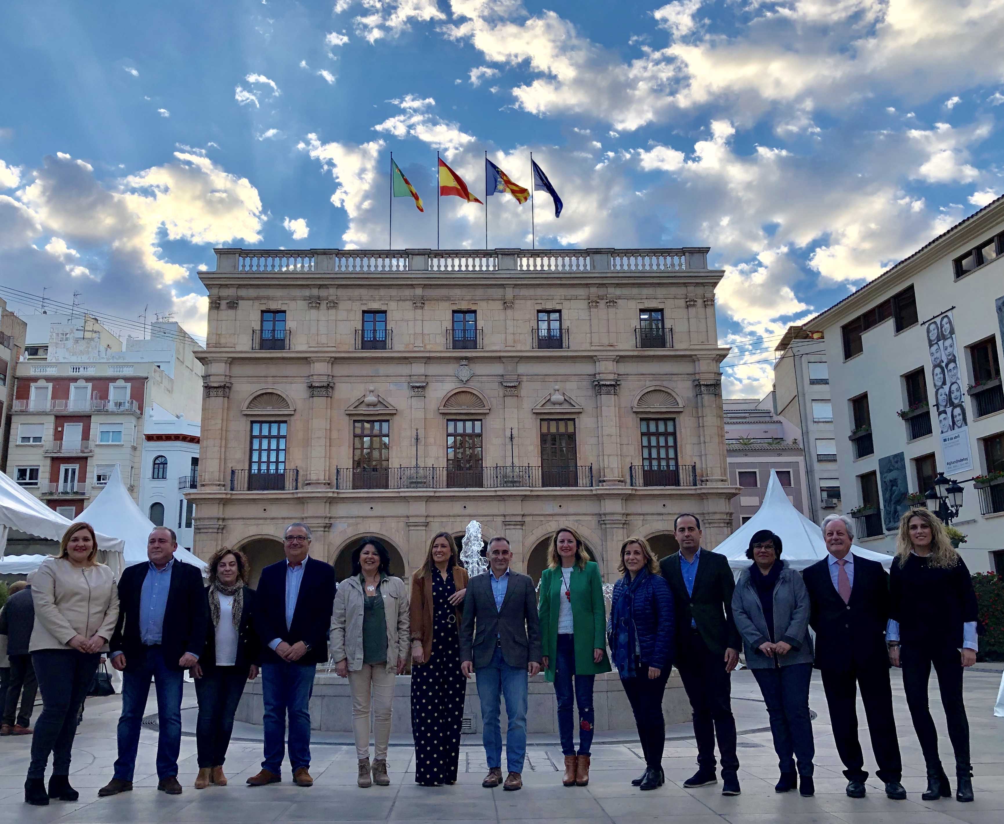 Representantes del PP de diversas comarcas, en Castelló. - 