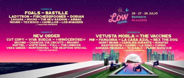 El Low Festival por días: Foals, viernes; New Order, sábado, y Vetusta Morla, domingo