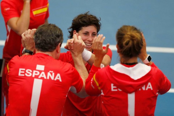 España recupera una plaza en el Grupo Mundial de Copa Federación a costa de Bélgica