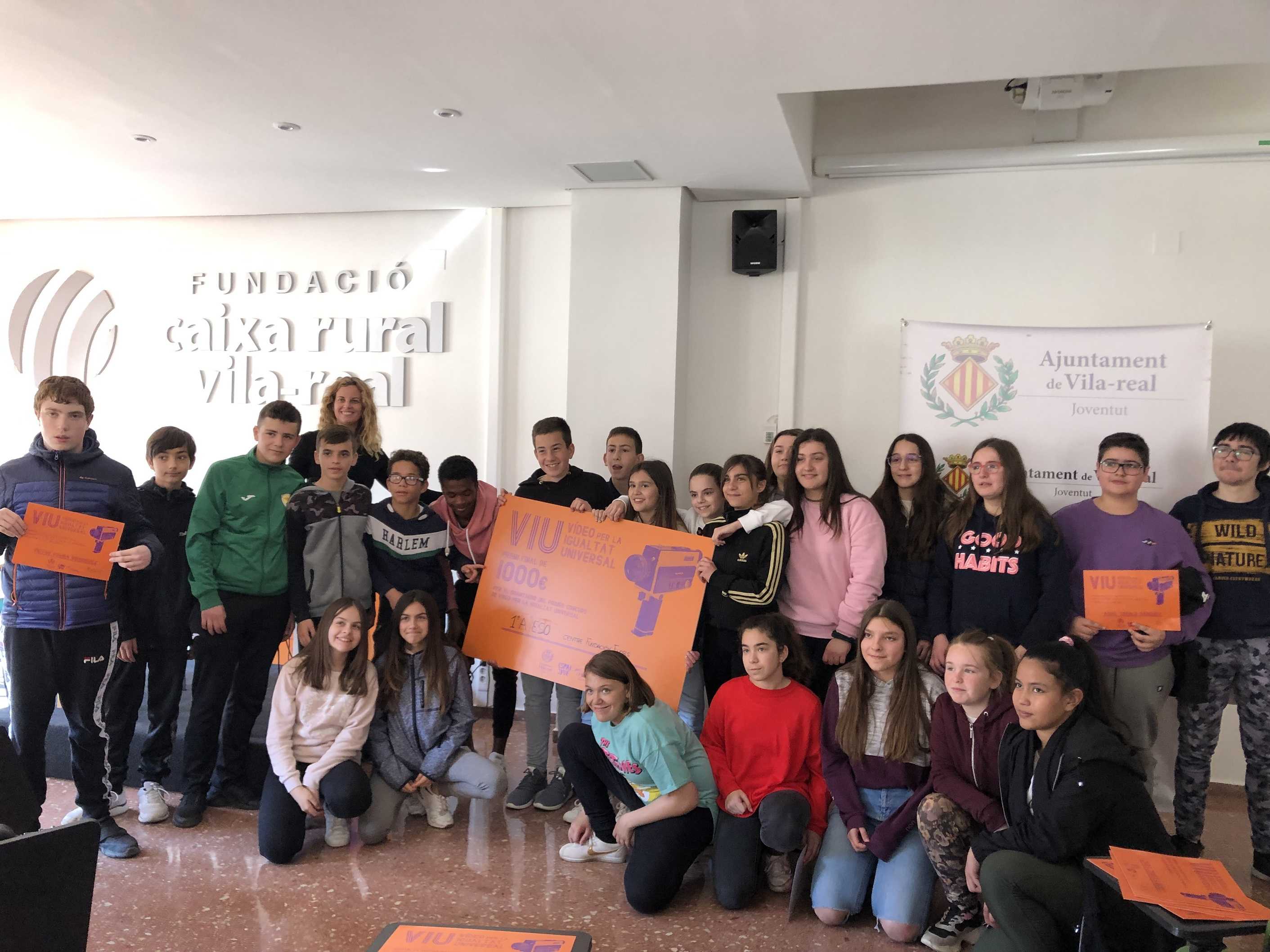 Vila-real premia a dos grupos del Fundació Flors por el Concurso de Videos por la Igualdad 