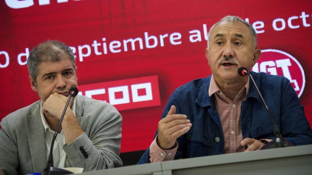UGT y CC OO hacen un llamamiento al voto para atajar la desigualdad y la precariedad laboral