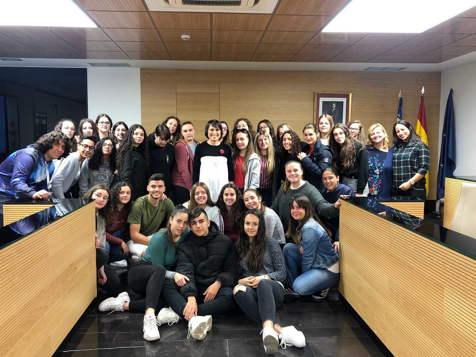 Almassora se despide de los estudiantes italianos del IES Álvaro Falomir