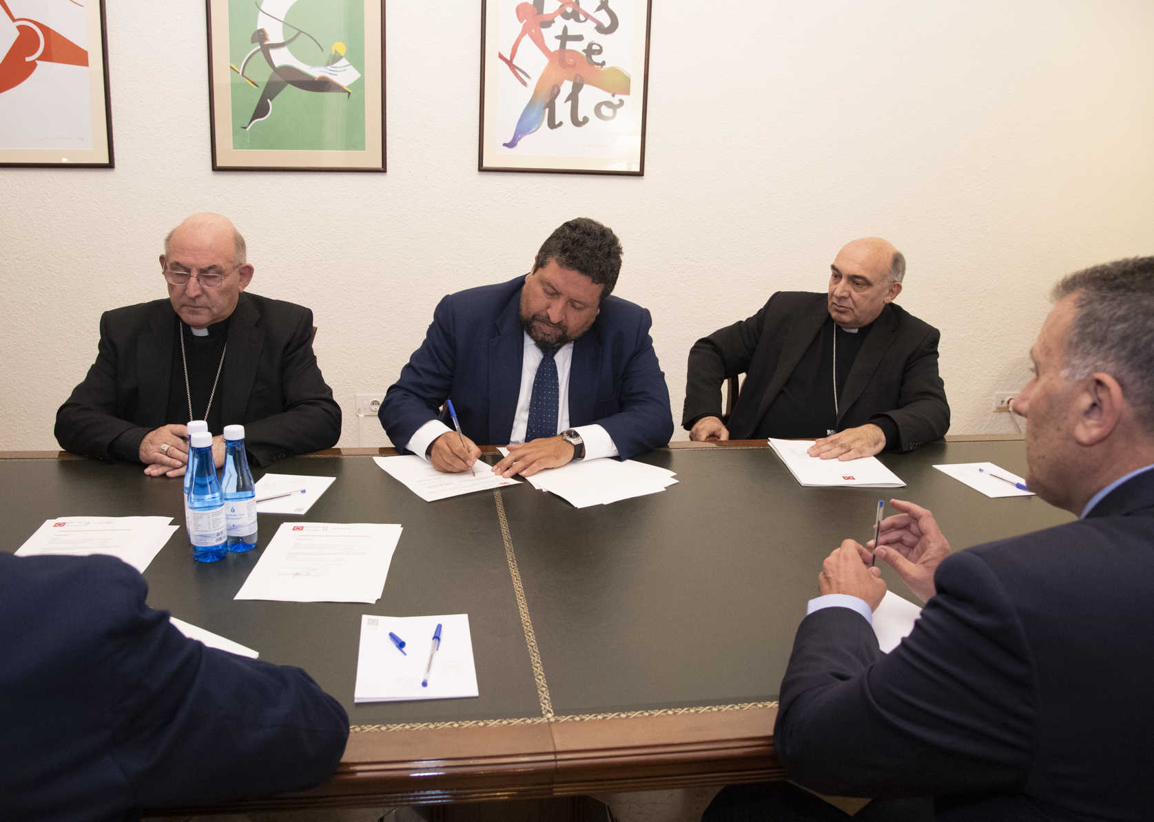 La Diputación repite convenio con los opisbados de la provincia para restaurar el patrimonio religioso