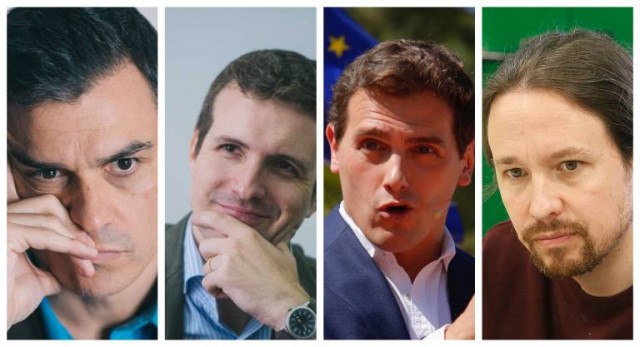 Casado, Iglesias y Rivera no irán al debate de RTVE al hacerlo coincidir con el de A3Media