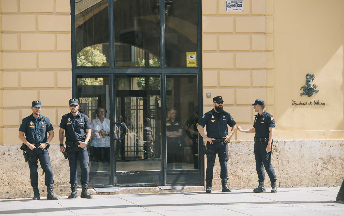 Registro en la Diputación de Valencia, en junio de 2018. Foto: KIKE TABERNER - 