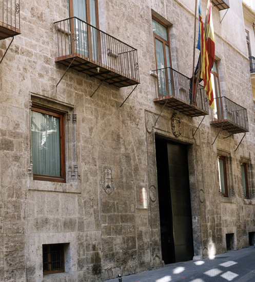 Palau de l'Almirall, sede de la Conselleria de Hacienda - 