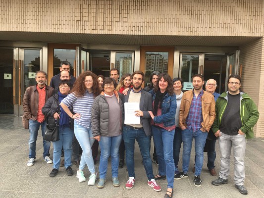 La confluencia Podem-CseM-EU registra su lista al 26-M con una llamada a reeditar el pacte del Grau
