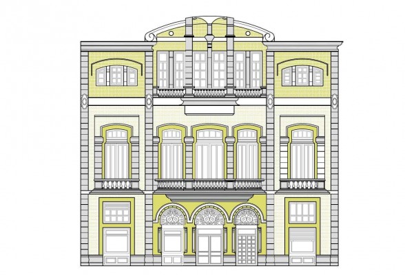 Un gran cubo de vidrio comunicará el interior del Gran Casino y del viejo teatro Tagoba de Vila-real