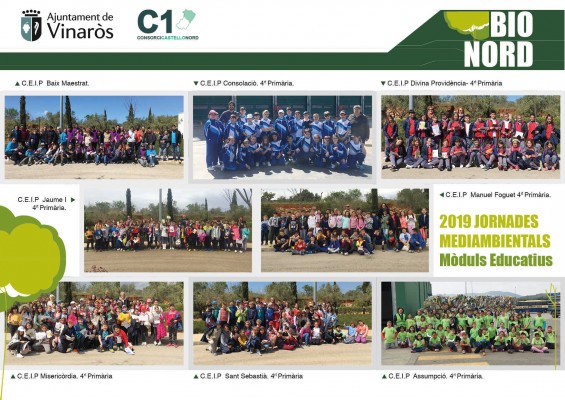 Medio millar de estudiantes de todos los centros de Vinaròs se forman en valores ambientales