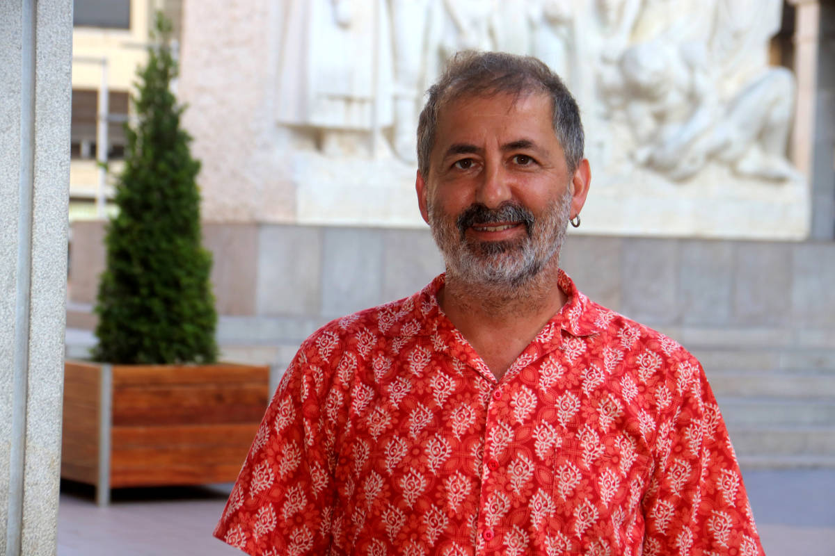 El portavoz municipal de CSeM, Xavi del Señor. (Foto: JAVIER MARTÍ) - 