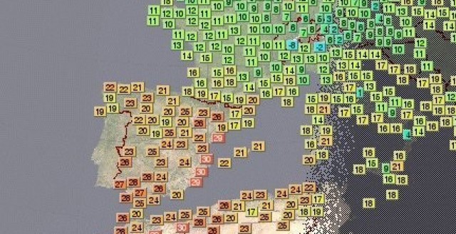 València y Alicante registran las temperaturas más altas de Europa