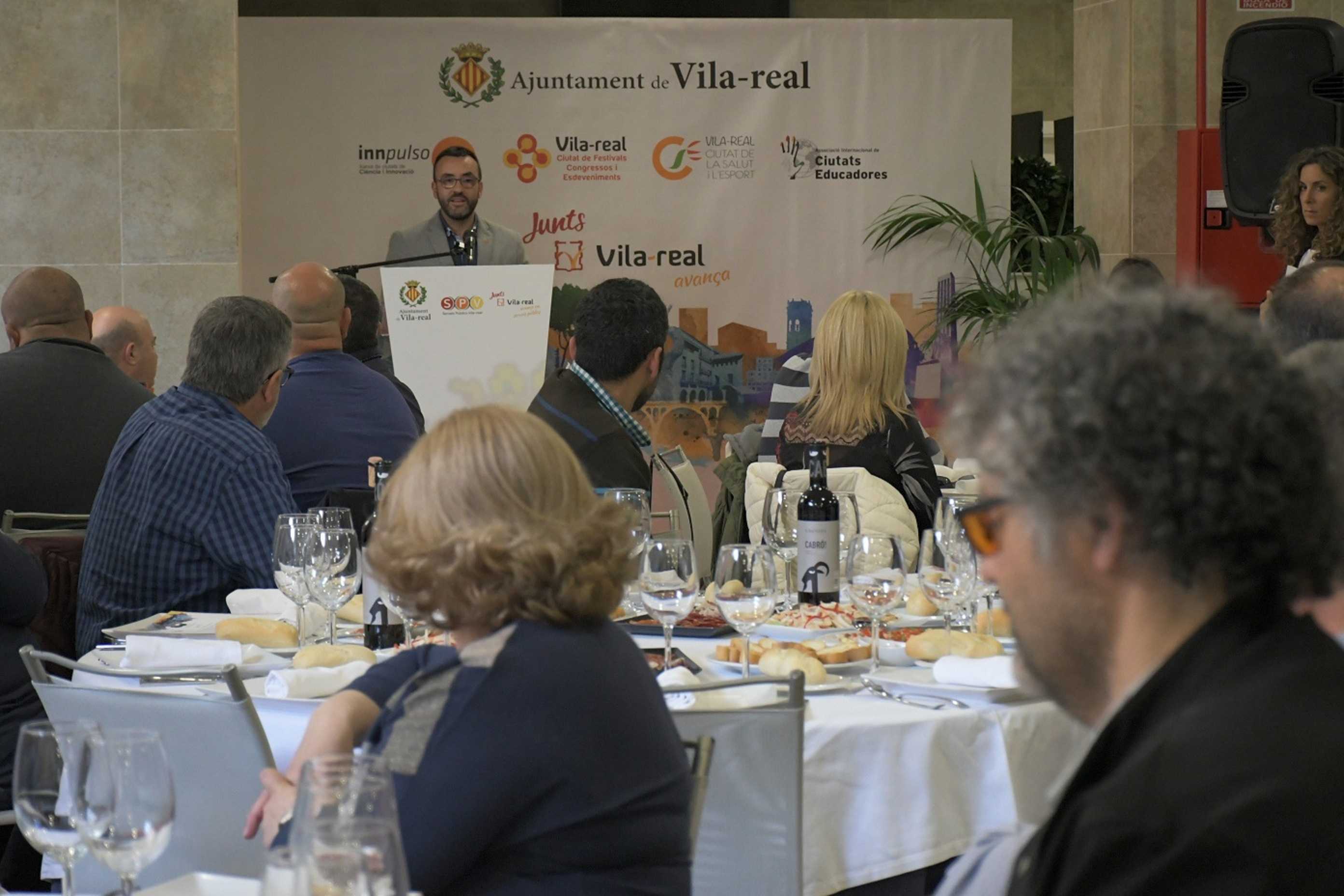 Vila-real reconoce a 30 empresas del clúster de SPV por su contribución a la dinamización económica