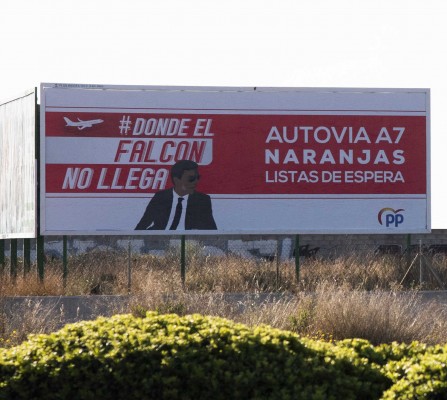 Los populares idean la agencia 'Falcon Viajes' para recibir a Pedro Sánchez en Castelló