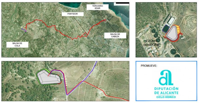 Orthem construirá dos balsas de agua regenerada para incrementar la capacidad de la Marina Baixa