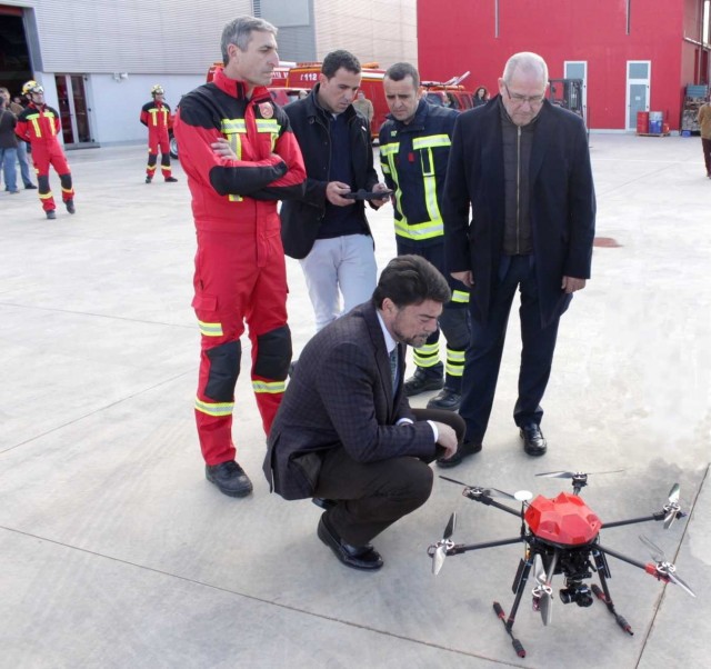 Drones de los bomberos reforzarán el control de la Santa Faz para evitar el botellón