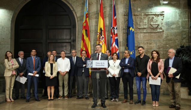 La división de los impulsores y el 'procés' dejan en el aire la manifestación de la financiación valenciana 