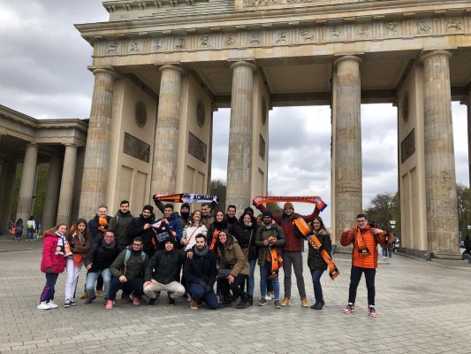 Toda la expedición taronja ya está en Berlín