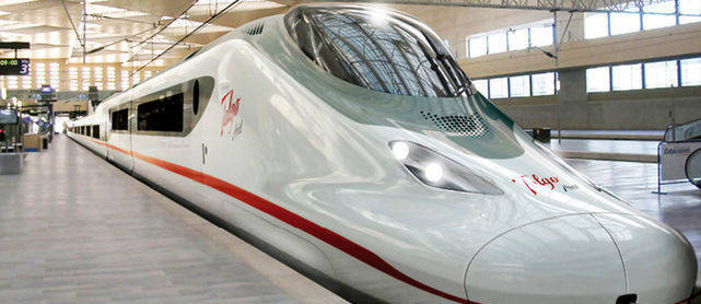 Lejos de descarrilar, Talgo vuela en bolsa