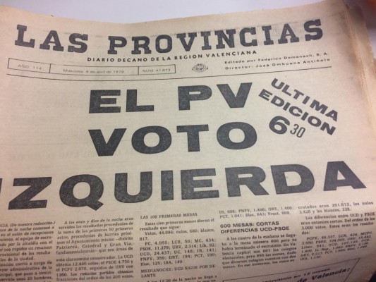 Las elecciones autonómicas valencianas: pasado y presente de la competición partidista