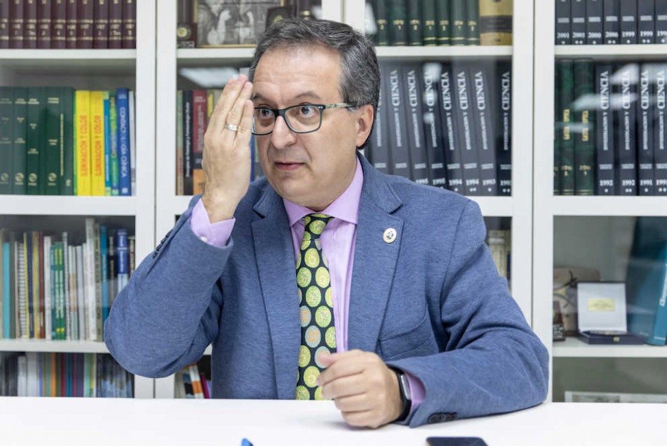 Andrés Gené, presidente del Colegio de Ópticos Optometristas de la Comunitat Valenciana (EVA MÁÑEZ) - 