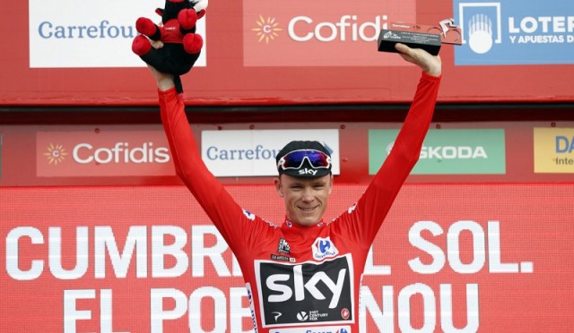 Miguel Ángel López sorprende en Calar Alto y Froome, segundo, refuerza el liderato