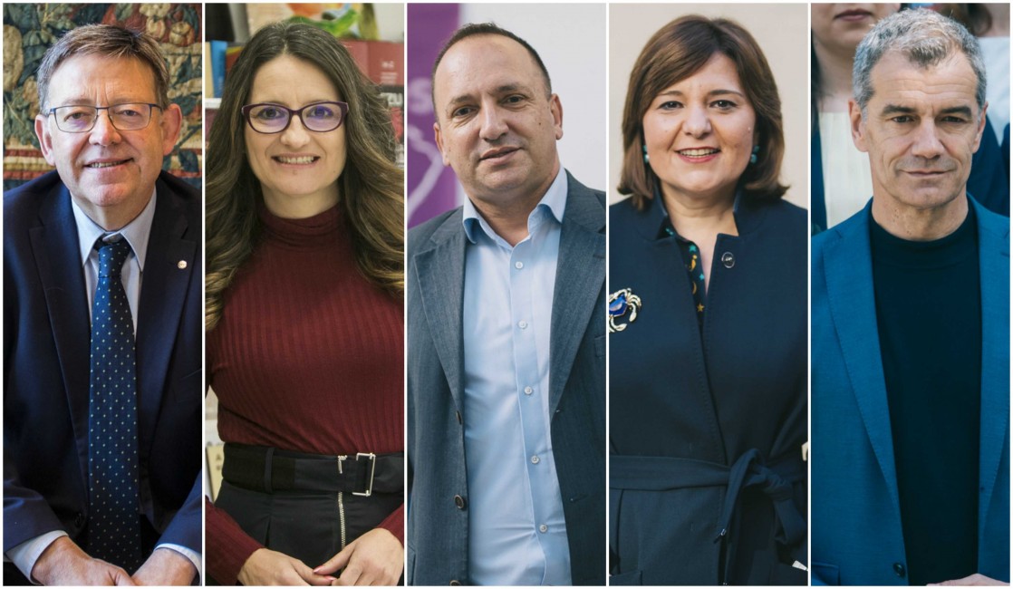 Candidatos a la Presidencia de la Generalitat. Foto: VP - 